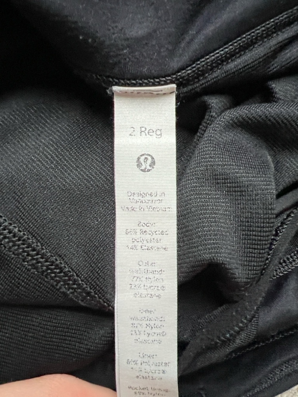 lululemon athletica Black Athletic Running Shorts - Picture 2 of 10
